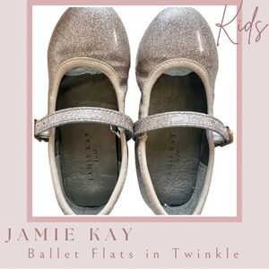 Jamie Kay Ballet Flats in Silver